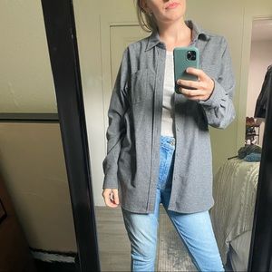 Gray Shirt Jacket